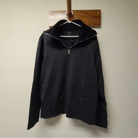 CLUB MONACO QUARTER ZIP SWEATER BNWT - Picture 1 of 8